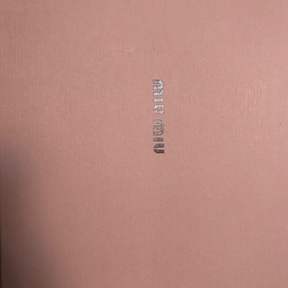 Miu Miu empty shoe box pre owned tan - Picture 1 of 4